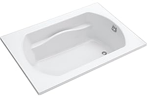 STERLING, a KOHLER Company 71281100-0 Lawson Series 7128 60-Inch x 42-Inch Bath with Reversible Drain, White