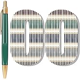 Aozora Pens Bulk 100 Pack Retractable Pens Ballpoint Smooth Writing Pen Click Bulk No Bleed Medium Point 1.0 mm Box of Pen (Classic-A)