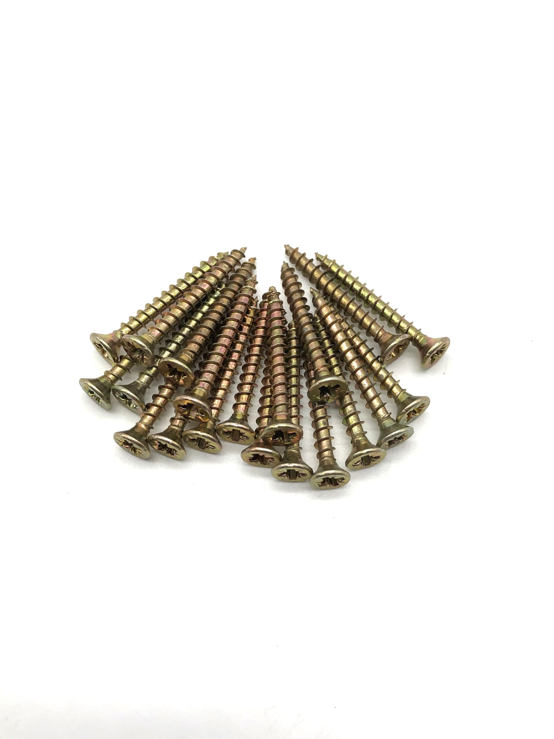 200 Pcs Box of Wood Screws 3.5mm x 30mm Double Countersunk Premium Easy Drive Woodscrews