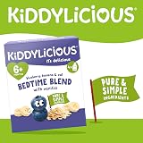 Kiddylicious Bedtime Blend Blueberry Banana & Oat Pouches 3x4 12pk view 3