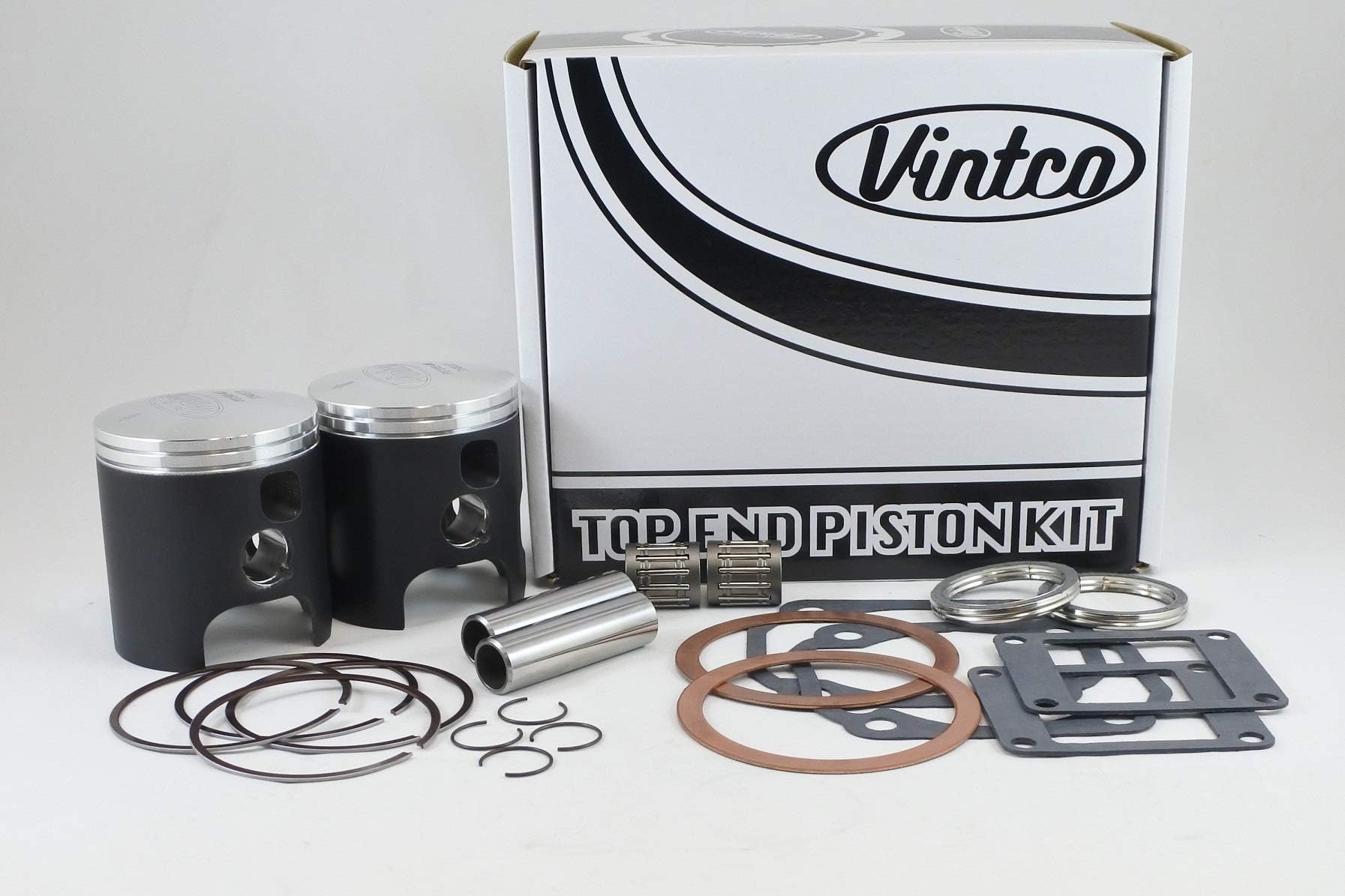 VintCo Top End Piston Kit for Yamaha RD350 1973 1974 1975 64.5mm 0.5mm Over