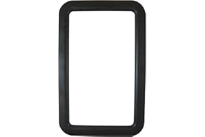 Valterra A77008 Exterior Entrance Door Window Frame - 15-3/4" x 24-3/4", Black