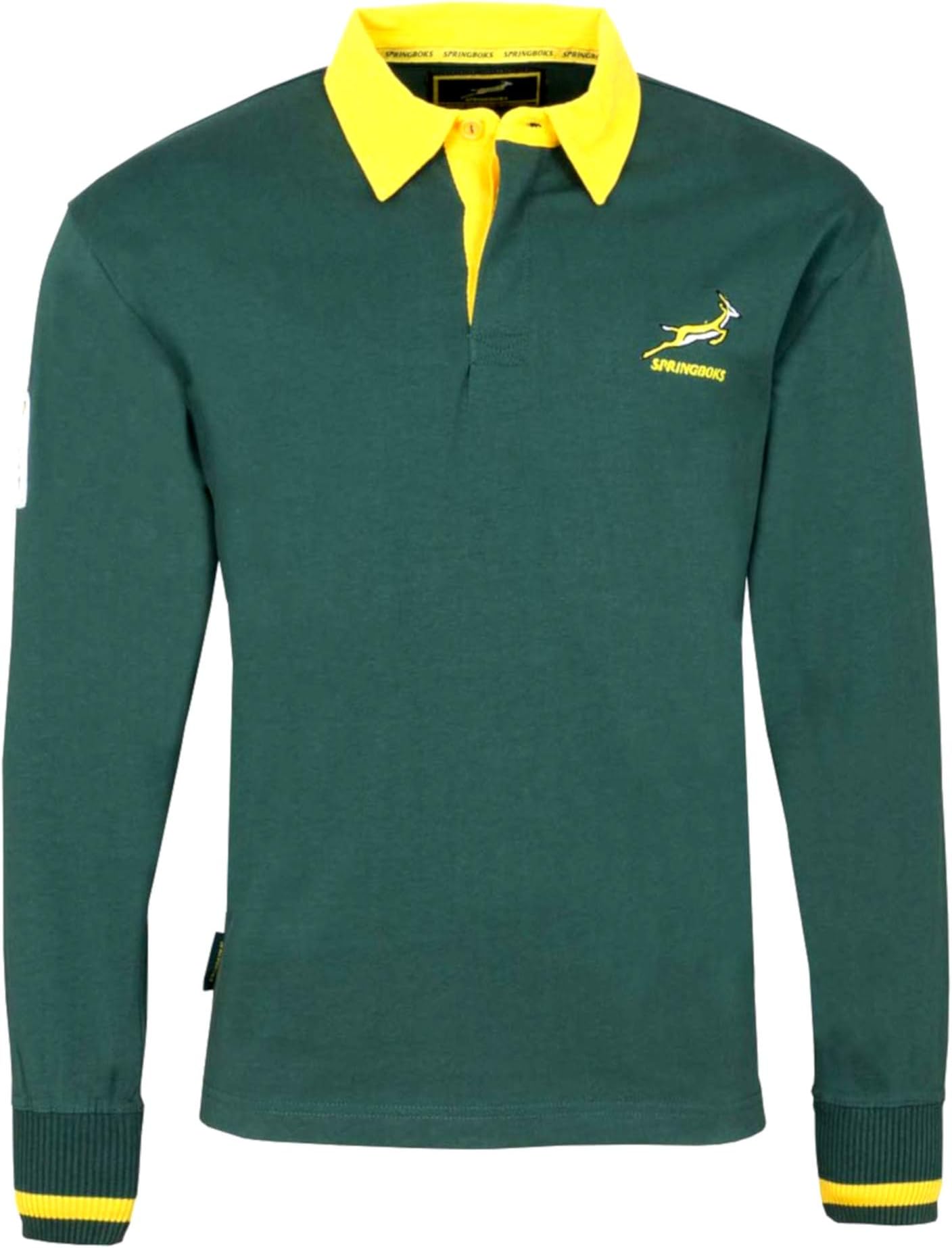 South Africa Rugby Springboks Kid's Long Sleeved Rugby Shirt | 2019/20 Season (3-4 Years) Green