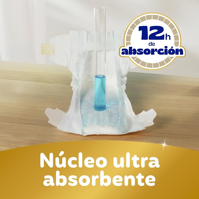 Pañales Bebé Sensitive, Talla 3 (6-10 kg), 224 Pañales + Regalo de 40 Toallitas Aqua Pure 99% Agua, Hasta 12 h De Protección Antifugas y Cuidado de la Piel, Pack Mensual