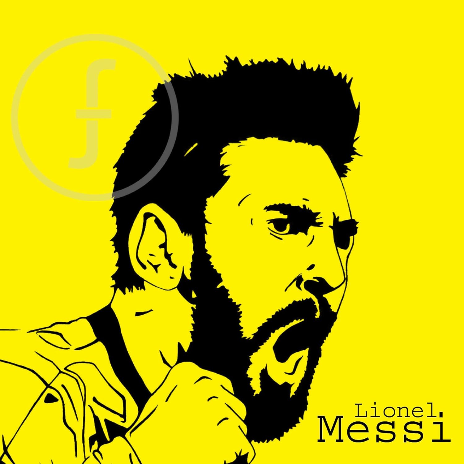 yellow messi