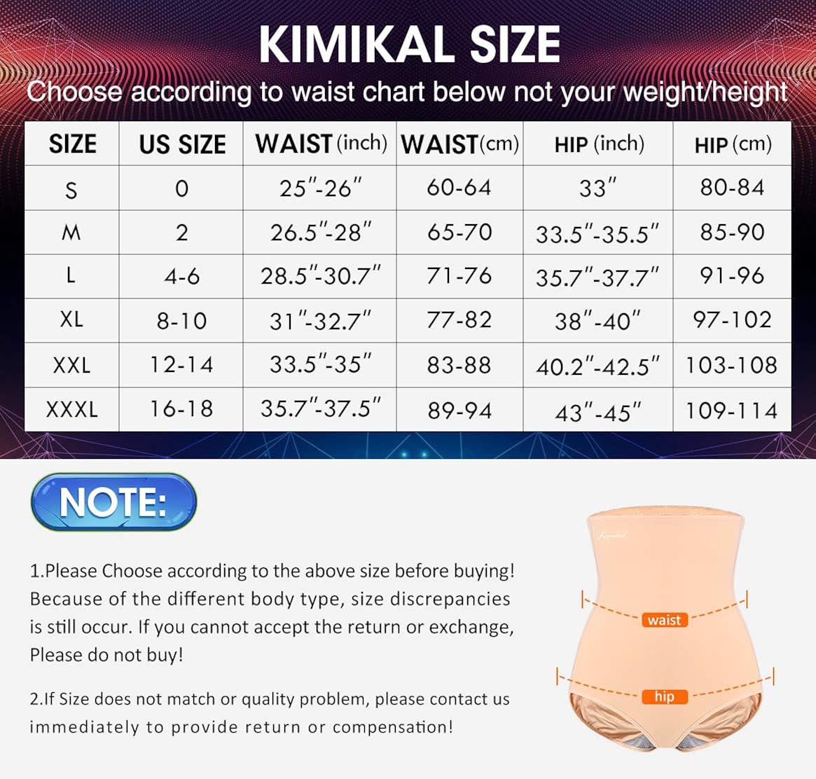 Kimikal Shapewear For Women Tummy Control High Waist Cincher Panties Butt Lifter Shaper Shorts