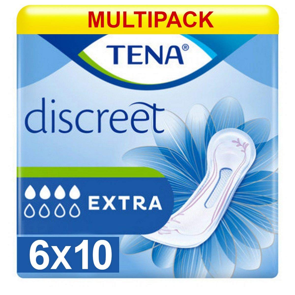 TENA Lady Extra Towels - 60 Count (Pack of 1)