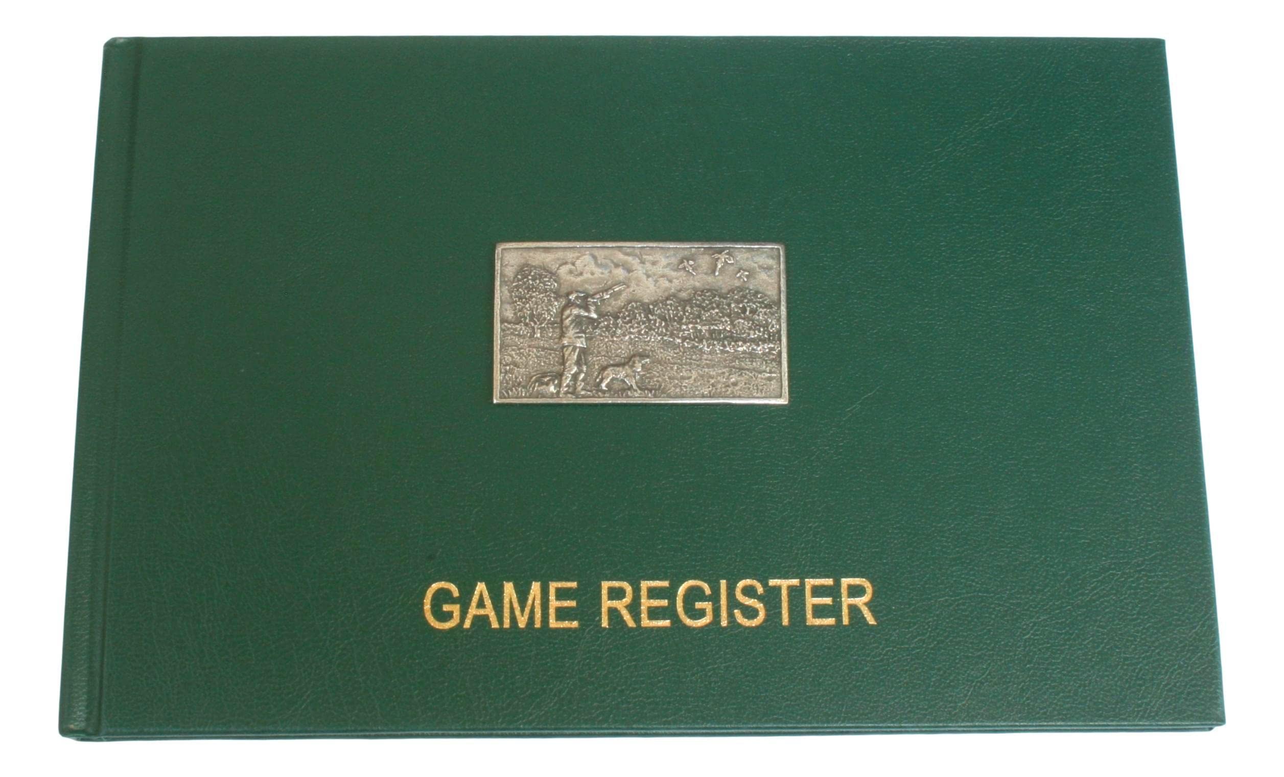 Shooting Scene Game Bird Record Book Register Shooting Day Journal Gamekeeper Gift