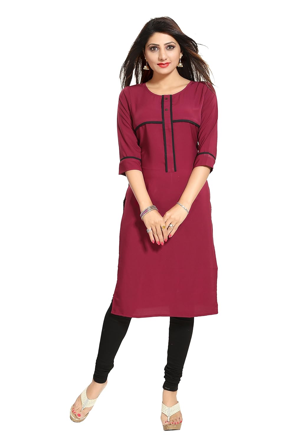alc creation women's crepe kurta