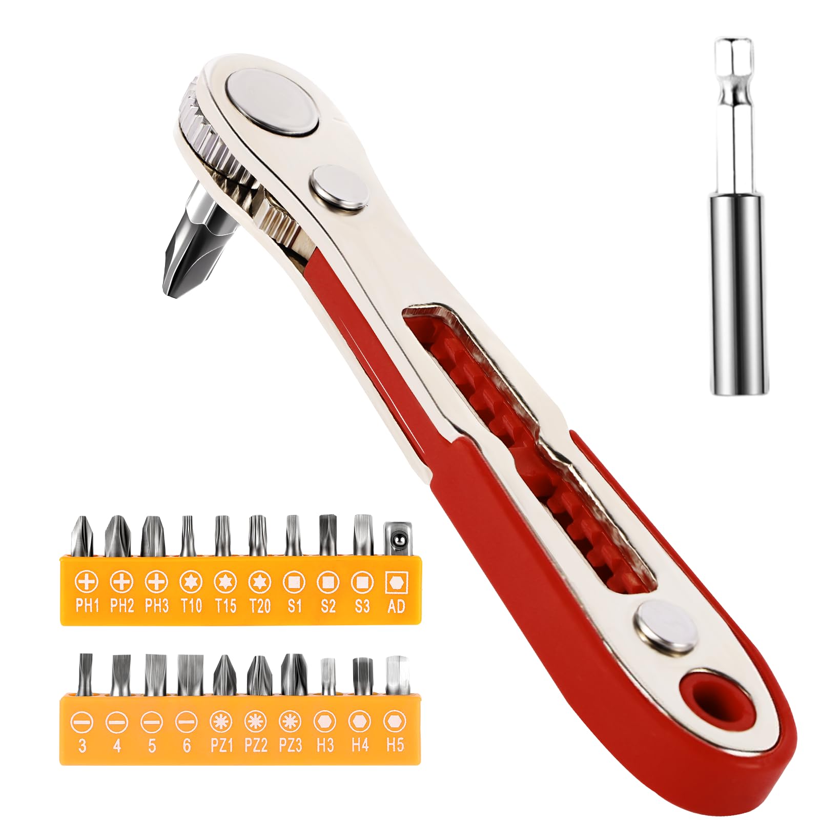 Photo 1 of **********MISSING PARTS*******
Aeiyiqco 22-in-1 Magnetic Ratchet Screwdriver Set w/Reversible Wrench & Bits | Compact for Tight Spaces, DIY/Home/Car Repairs | Best Gift for DIYers, Handymen & Men