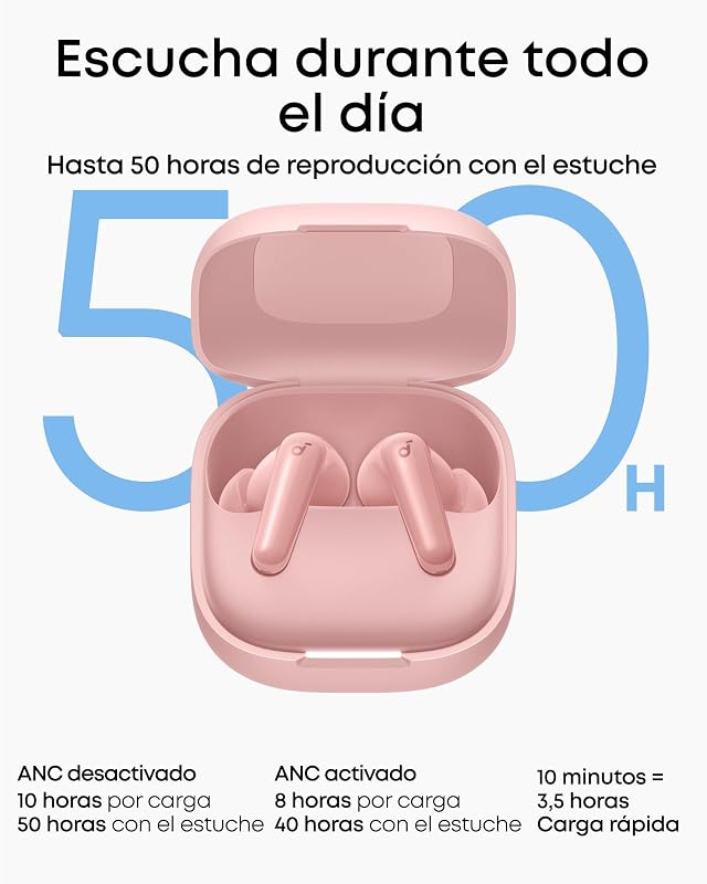Auscultadores Bluetooth com Cancelamento de Ruído P31i da Anker