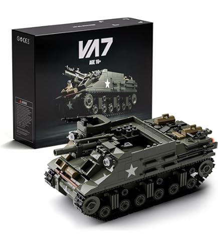Werthy2nd SKIN TANK 完売 ブラックS 新品 Amazon.com: FULHOLPE Technology Tank Building Block Set with 4