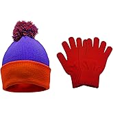 Lumeifushi Child Beanie Knit Hat Knitted Winter Hat Costume Accessories Vintage Gloves for Halloween Cosplay (US, Alpha, One Size, Purple)