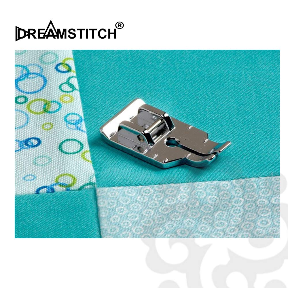 SA125, ESG-QF 1/4 inch Snap On Quilting Patchwork Presser Piecing Foot for Babylock,Brother,Elna,Simplicity,Singer Sewing Machine ALT : XA3805021,076838, 492110-20, BL37-QF, BL66-QF