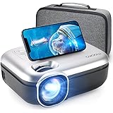 MOOKA WiFi Projector, 1080P Full HD Supported 200" Video Projector, 7500L Mini Projector, Movie Home Theater for TV Stick, Vi