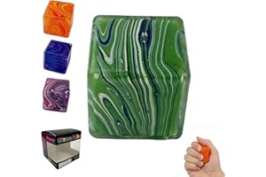 Ice Cube Squishies Toy - Veined Stress Balls Fidget Toys for Adults,Soft Anxiety Relief Toy,Squeeze Dough Ball Stress Relief 