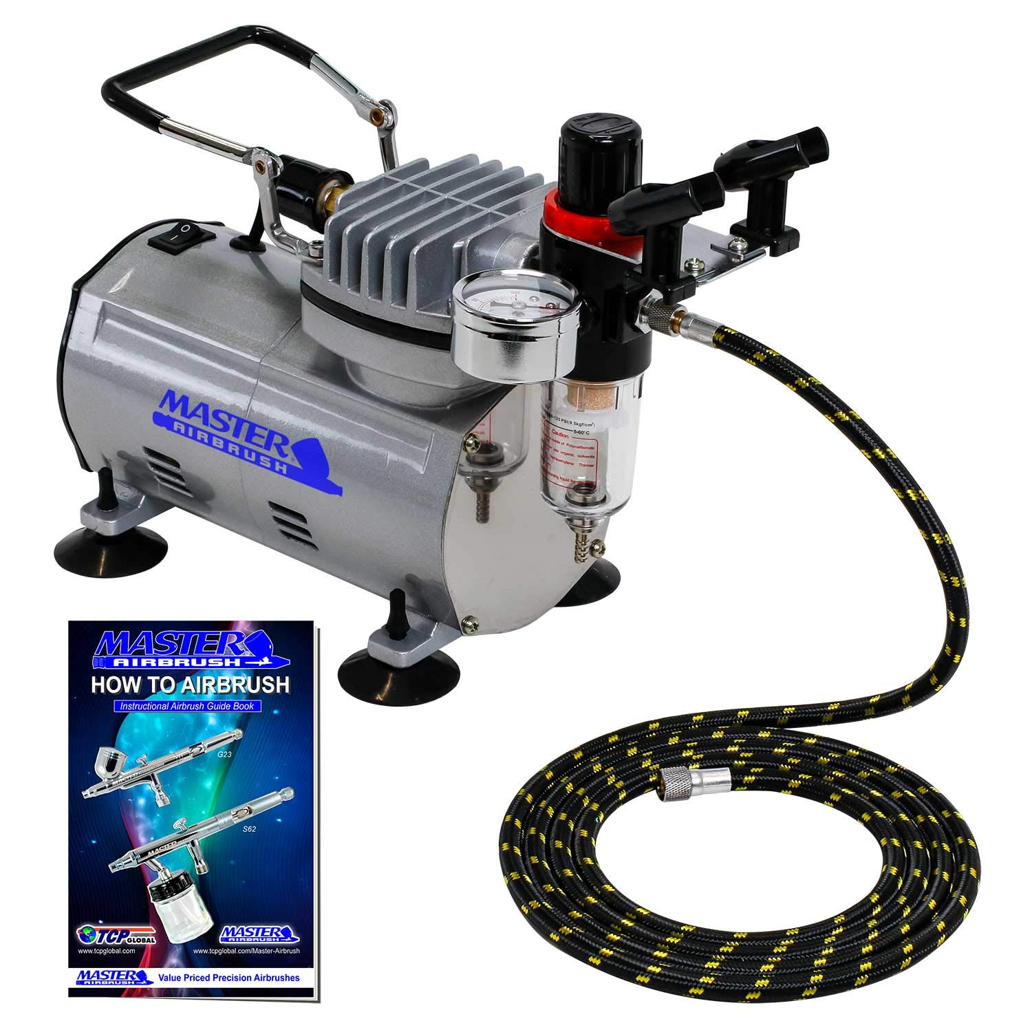 Master Airbrush 1/5 HP Air Compressor Model TC20 Professional High
