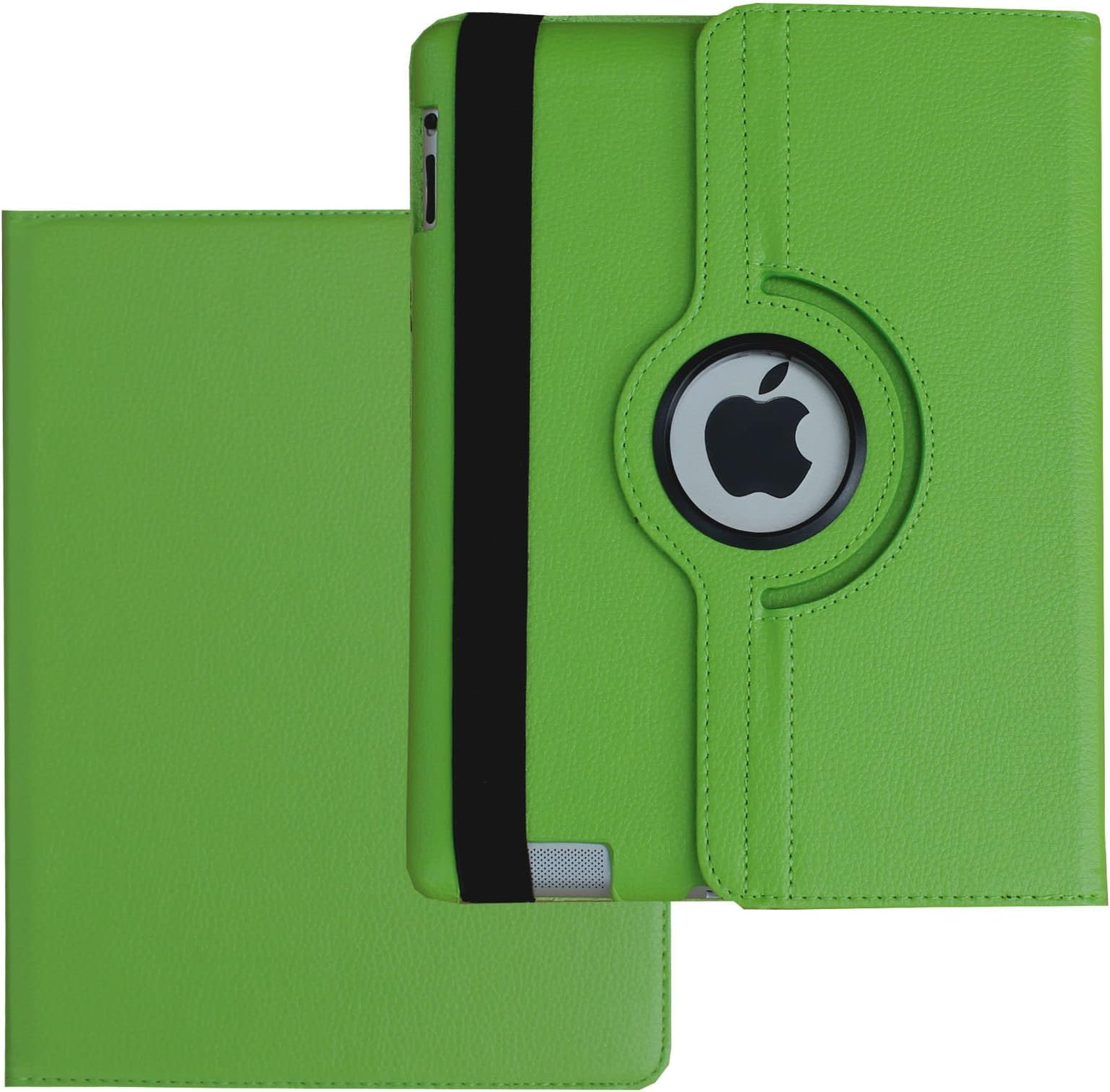 iPad Mini 1/Mini 2 /Mini 3 Case, Lingsor 360 Degree Rotating Stand Magnetic Smart Cover with Auto Sleep Wake for iPad Mini 1/2/3 A1432 A1454 A1455 A1489 A1490 A1491 A1599 A1600 A1601, Green