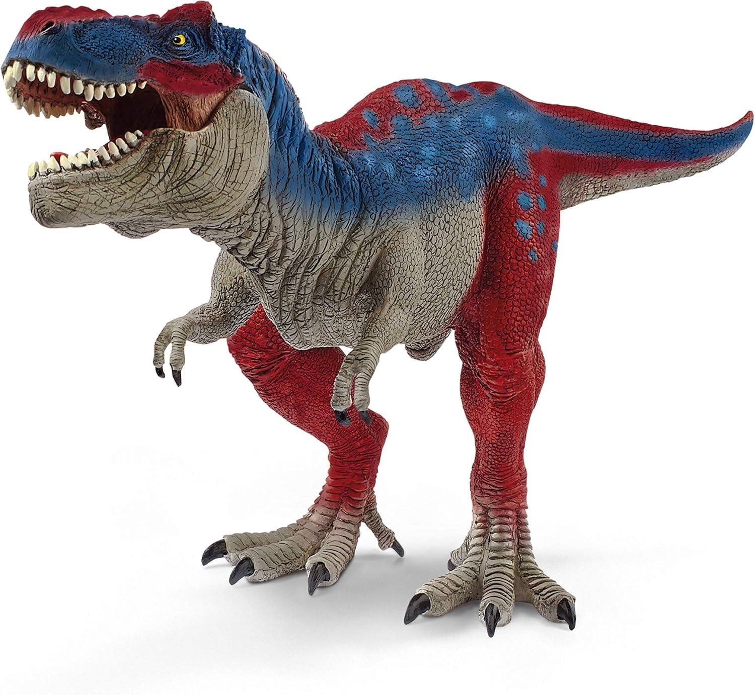 Figurine Tyrannosaure Rex bleu, Schleich 72155 Dinosaurs, Taille 28 cm, Des 3 ans