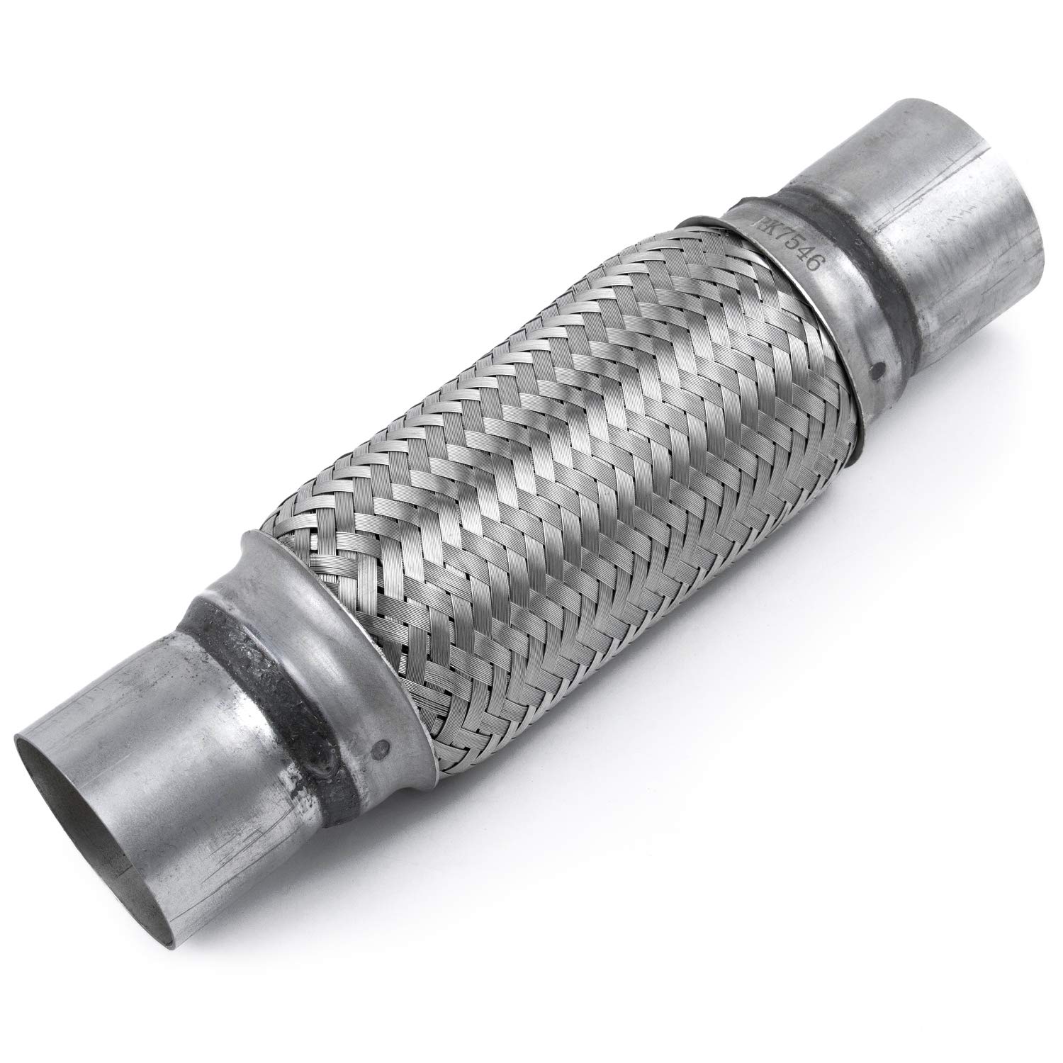 Photo 1 of 2.5 inch Exhaust Flex Pipe - RP Remarkable Power, 2.5 ID x 12 Length Flexible Pipe, Stainless Steel Double Braid Heavy Duty Universal Muffler Tube RK7546 Automobile Replacement part