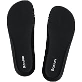 Ronsan Shoe Insoles of Clog Garden Shoes, Extra Wide Barefoot Shoe Inserts Pads for Nurse Shoes, Garden Work Sandals, Thin Replacement Insoles for Women 13 / Men Size 11, Black