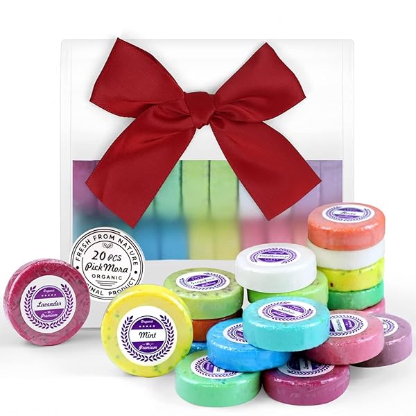 SHOWER STEAMERS, PACK OF 20 AROMATHERAPY SHOWER BOMBS, 10 SCENTS VAPORIZING SPA SHOWER WITH ESSENTIAL OILS, GREAT GIFT FOR BIRTHDAY, VALENTINE’S DAY