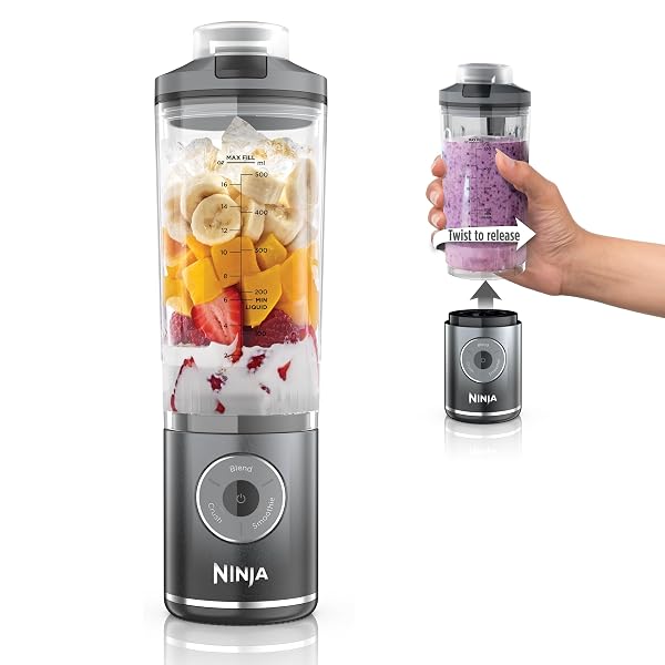 NINJA BLAST MAX, PORTABLE & PERSONAL BLENDER +...