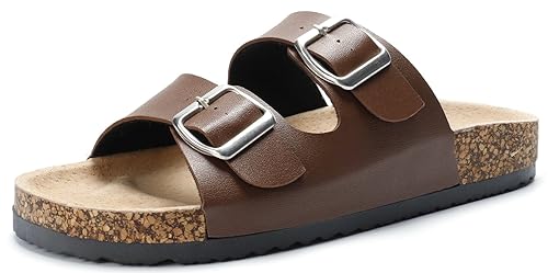 sandals double buckle