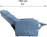 PEPE Mobility Rise Recliner Chair Electric Linen Fabric Remote Control view 4