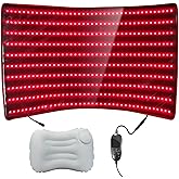 BestQool Red Light Therapy Mat, Infrared Red Light Therapy 38" x 23" Large Pads, 400 LEDs Dual Chip 660nm & 850nm Red Light Therapy for Body, Full Body Infrared Light Therapy Mat. 63W