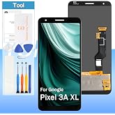 Screen Replacement for Google Pixel 3A XL OLED G020C, G020G, G020F 6.0'' LCD Touch Screen Display Digitizer Assembly Replacement|