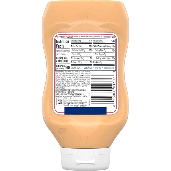 HEINZ HEINZ MAYOCHUP SAUCE, 19.25 OUNCE  9.625 LB