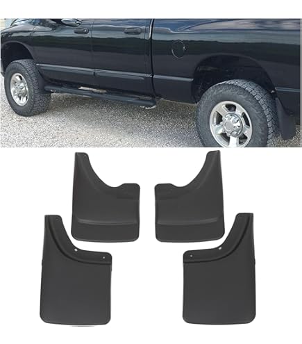 ShyldProz 4-Piece Mud Guards For 2019-2024 Ram 1500 (with OEM Fender Flares) - No Drill
