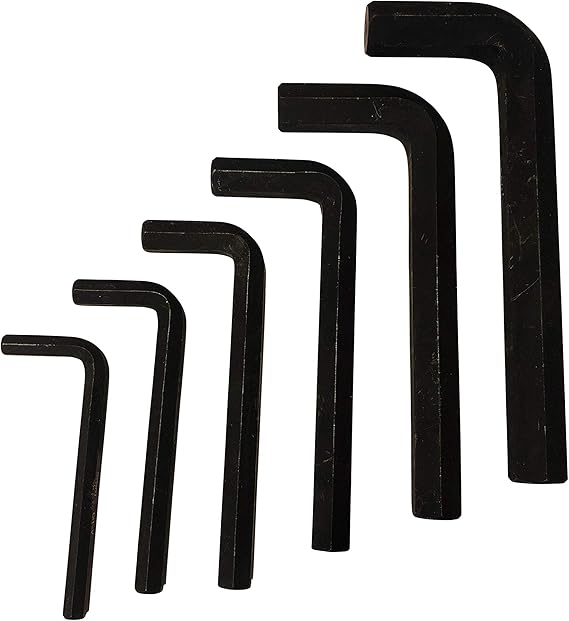 Extra Large Allen Wrench Jumbo Hex Key Set (METRIC 8mm, 10mm, 12mm, 14mm, 17mm, 19mm