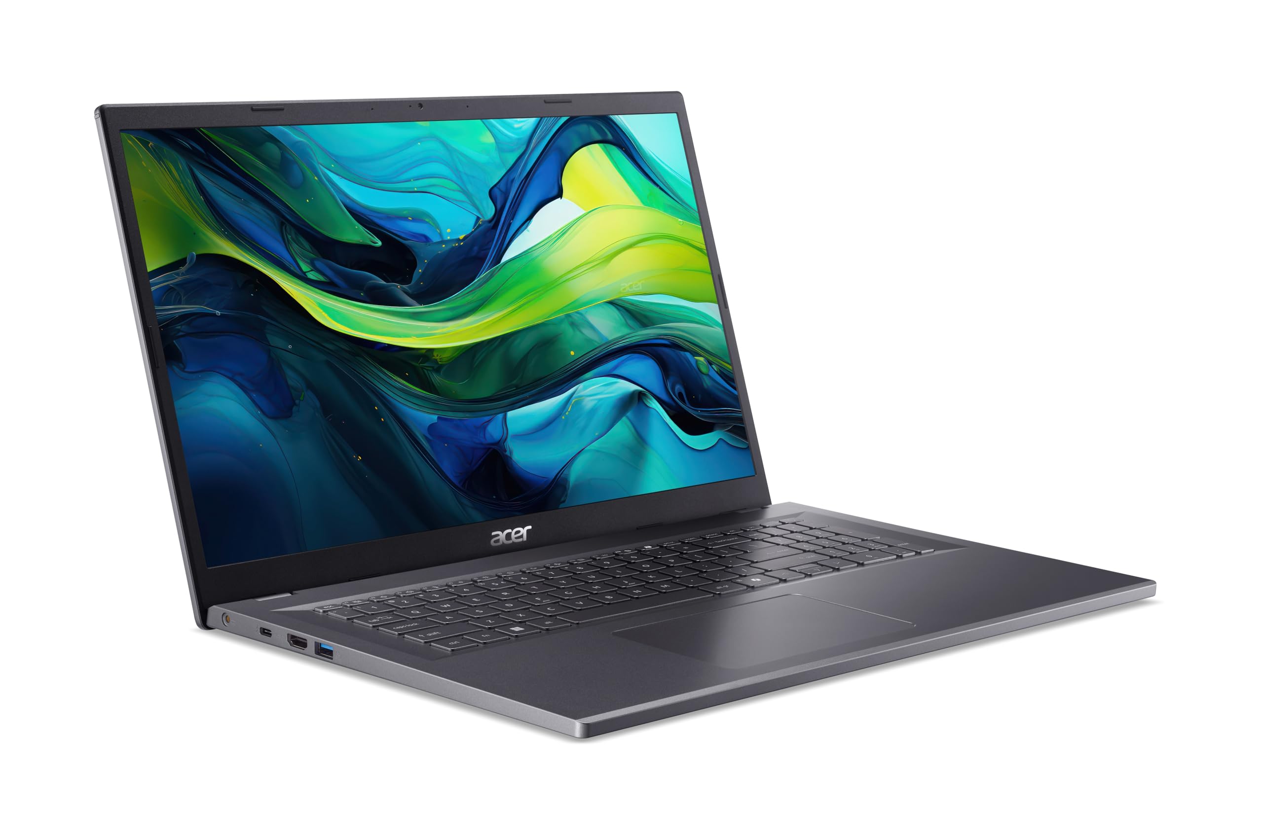 Acer Aspire 17 (A17-51M-51UJ) Laptop, 17" FHD IPS Display, Intel Core 5 120U, 16 GB RAM, 512 GB SSD, Intel Grafik, Windows 11, QWERTZ Tastatur, grau 3