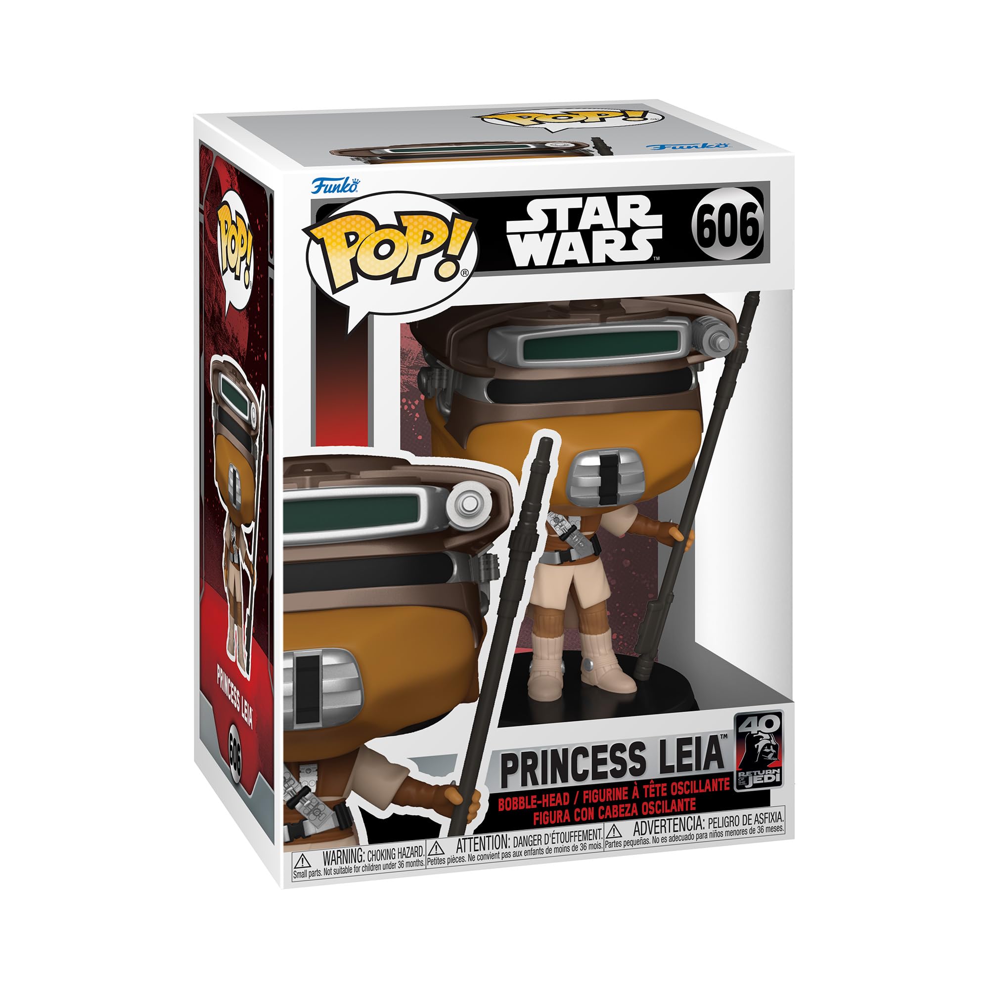 Funko POP! Star Wars: RotJ 40th - Leia - (Boushh) - Collectable Vinyl Figure - Gift Idea - Official Merchandise - Toys for Kids & Adults - Movies Fans - Model Figure for Collectors and Display