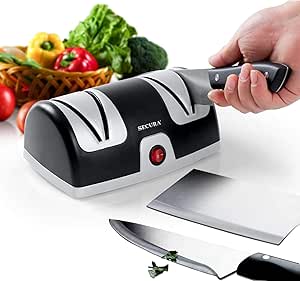 Amazon.com: Secura Electric Knife Sharpener, 2-Stage Kitchen Knives ...