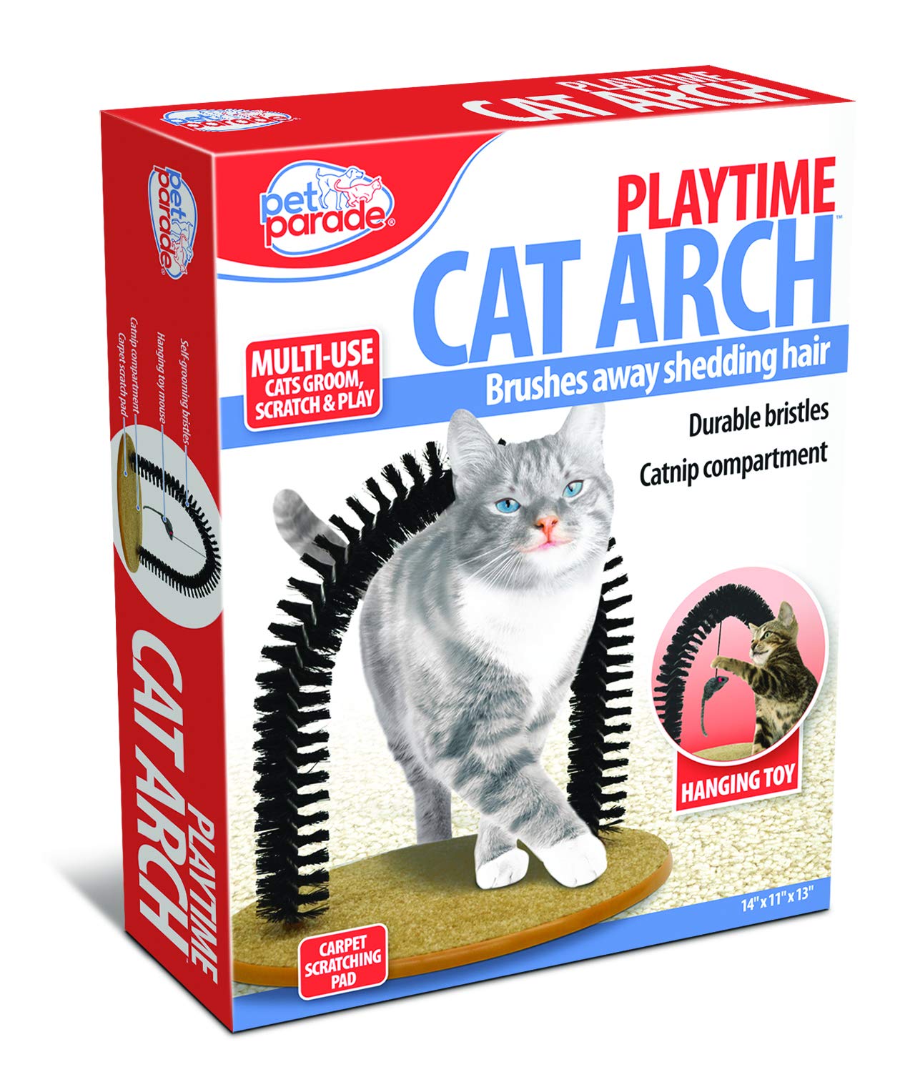 Buy Jobar Playtime Cat Arch Helps Prevent Hairballs And