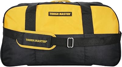 TOUGH MASTER 22 Inch Heavy Duty Tool Bag 7 Pockets Wide Compartment Removable
