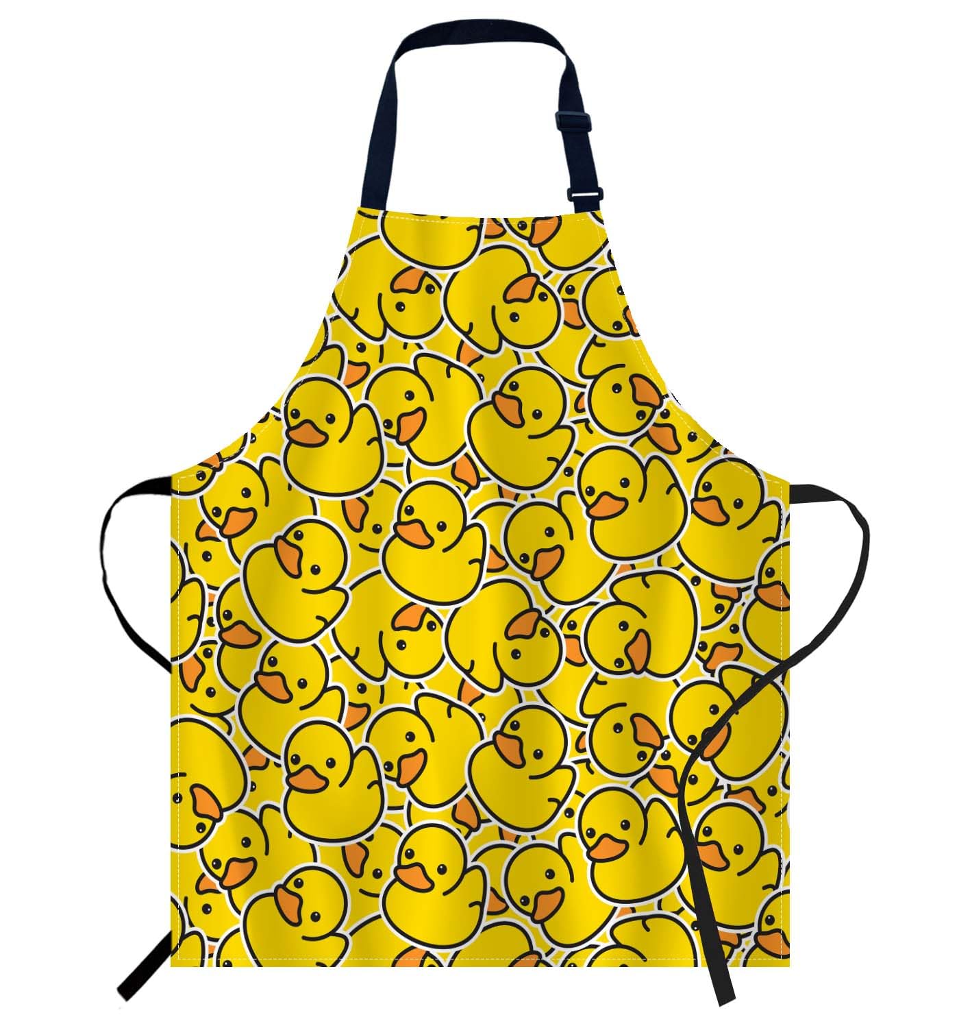 Smooffly Duck Apron Adjustable Bib Chef Aprons Cooking Apron Unisex Women Men Aprons Perfect for Home Kitchen, Baking, Gardening, Restaurant, Coffee house BBQ — image 1