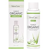 MenoCare Bliss Premium Organic Lubricant – Aloe Vera Water-Based Lube for Women, Men & Couples – 8oz – Long-Lasting, Gentle, 