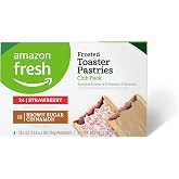 Amazon Fresh Frosted Toaster Pastries Club Pack (24 ct Strawberry &amp; 12 ct Brown Cinnamon Sugar)