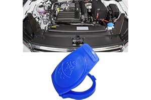 KUQUTIDY Washer Fluid Cap, Windshield Wiper Fluid Cap Replacement OEM#3Q0955455, Windshield Washer Reservoir Cap Tank Bottle Cover for Volkswagen Atlas GTI Jetta Porsche Cayenne Audi