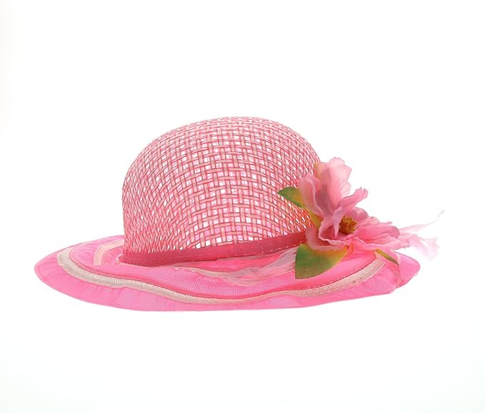 pink summer hat