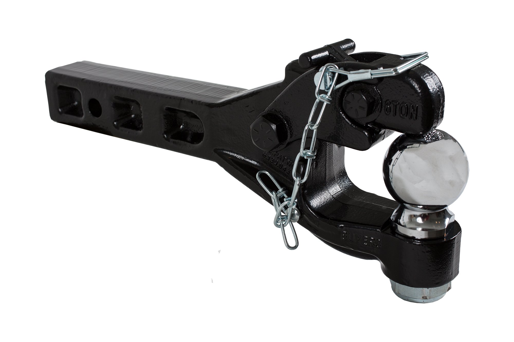 Photo 1 of (USED/FAIR) (UNTESTED) Buyers Products RM62516 6-Ton Receiver Mount Combination Hitch with 2-5/16 Inch Ball, Black