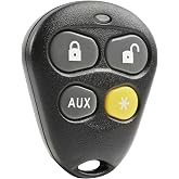 Replacement for Viper Python Avital Hornet Automate 4-Button Keyless Entry Remote EZSDEI474V (Yellow)