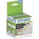 DYMO Authentic LW 1-Up File Folder Labels for LabelWriter Label Printers, White, 9/16" x 3-7/16", 2 Rolls of 130 (260 Total)