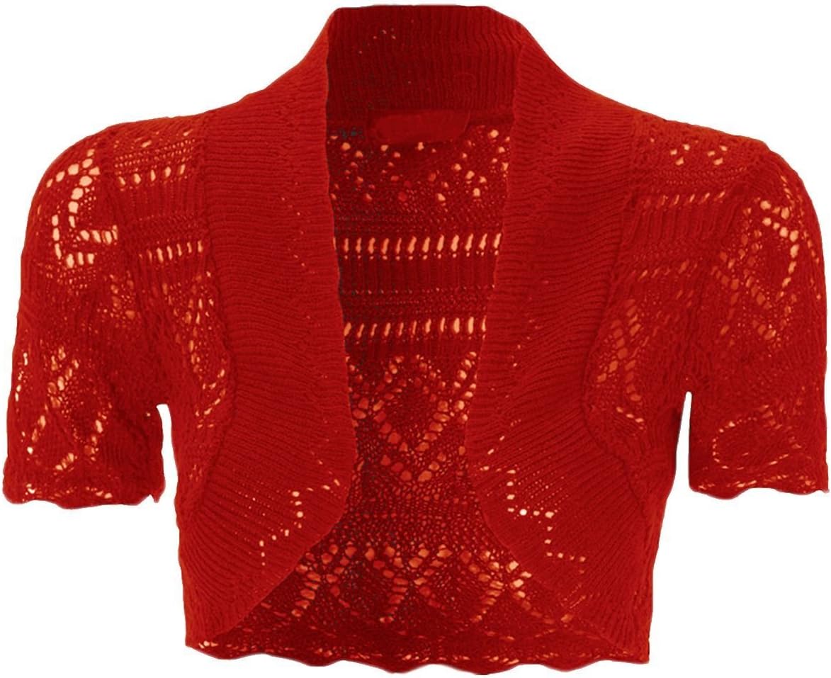 NEW KIDS GIRLS Bolero Knitted Cardigan Shrugs Top AGE: 2 3 4 5 6 7 8 9 10 11 12 13 Years