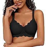Avidlove Wireless Bras for Women Comfort Seamless Bra Smooth Bralette Everyday Sleep Jelly Bras Regular and Plus