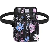 HUA ANGEL Multifunctional Fanny Pack for Men & Women Lightweight Waist Bag with 3 Zip Compartments, Cross body bag for Running Walking Sport Travel